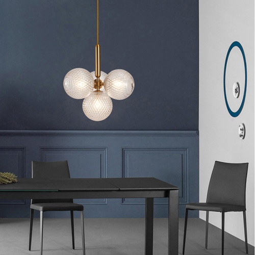 Подвесной Светильник Raffin 4 Transparent Black от Imperiumloft 177908-26