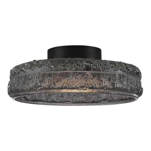SL6143.412.01 Светильник потолочный ST-Luce черный/дымчатый LED 1*15W 4000K АНТИК