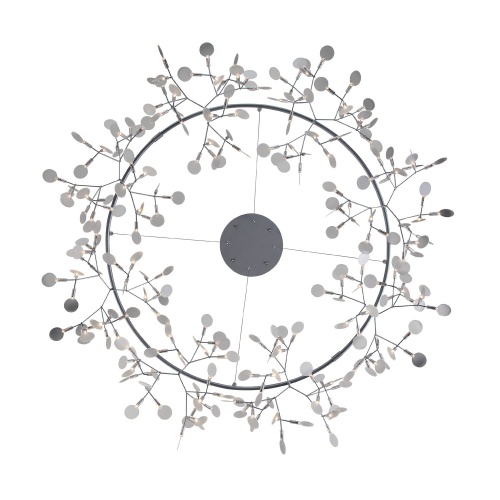 SL379.103.216 Люстра подвесная ST-Luce Серебристый/Белый LED 216*0,5W 3500K RAFINA