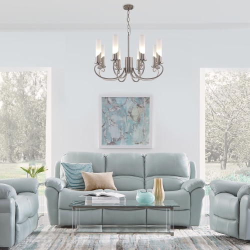 Подвесной светильник Eurosvet 60117/8 никель Smart