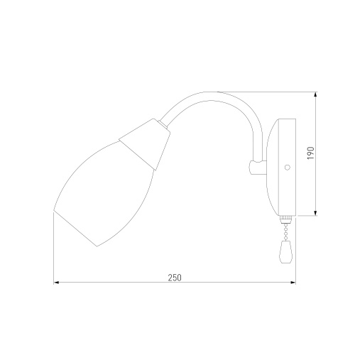 Настенный светильник Eurosvet 30280/1 античная бронза