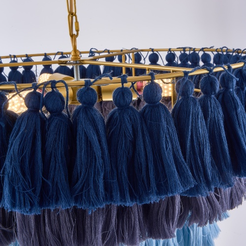 Подвесная люстра TASSEL Синий 179697-26