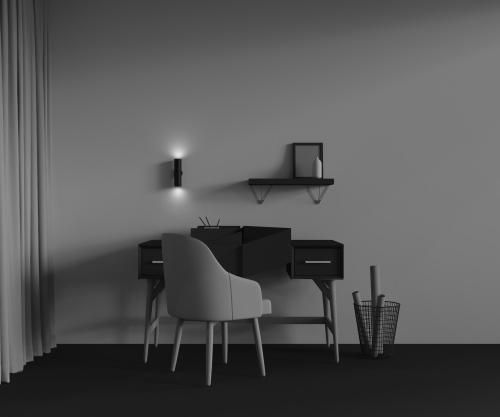 Настенный светильник (бра) Maytoni C080WL-02-GU10-B