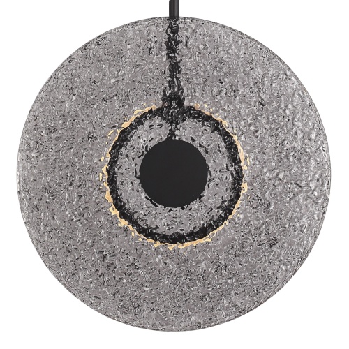 SL6142.413.01 Светильник подвесной ST-Luce черный/дымчатый LED 1*8W 4000K ALUMNO