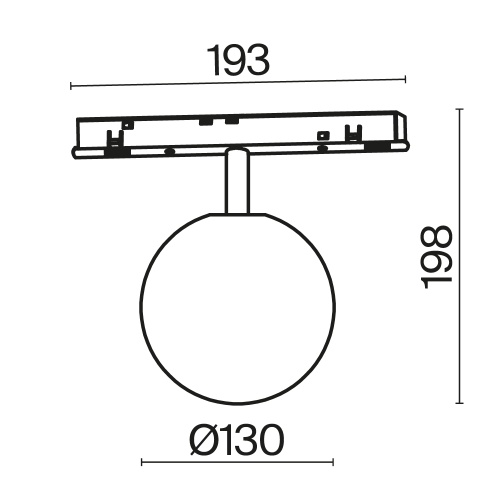 Трековый светильник Technical TR038-4-5WTW-DD-B