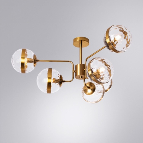 Люстра на штанге Arte lamp A7770PL-6PB СВЕТИЛЬНИК ПОТОЛОЧНЫЙ