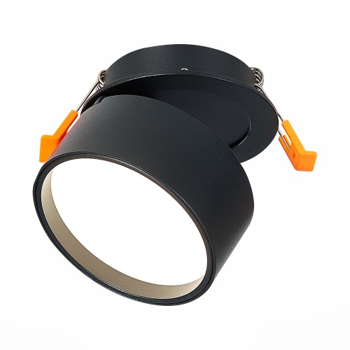 ST651.448.09 Встраиваемый поворотный светильник Черный LED 1*9W 4000K 720Lm Ra&gt;90 120° IP20 D85xH68 Встраиваемые светильники