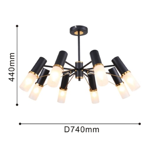 Потолочная люстра F-Promo 2558-8P, потолочная люстра, D740xH440, 8xE14x40W, excluded