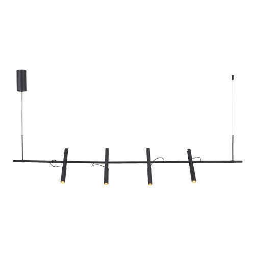 SL6210.403.04 Светильник подвесной ST-Luce Черный/Черный, Золотистый LED 4*3W 3000K LILT