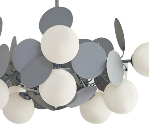 Подвес Kink Light Матиас серый G9 10*5W 074160-10,16(16)