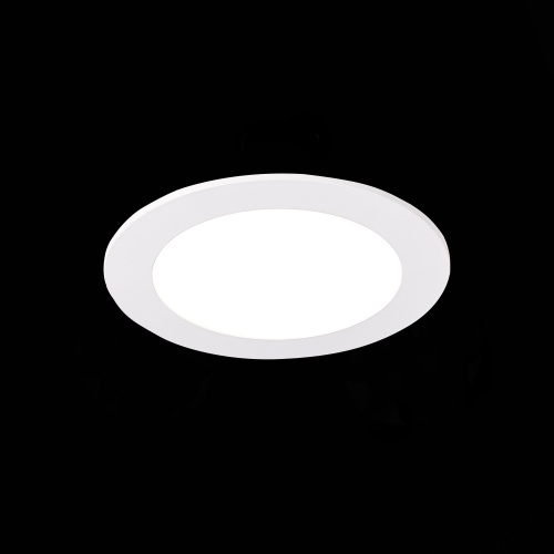 ST209.538.09 Св-к встр. Белый LED 1*9W 3000K 585Lm Ra80 110° IP20 D145xH8 90-265V Встраиваемые светильники