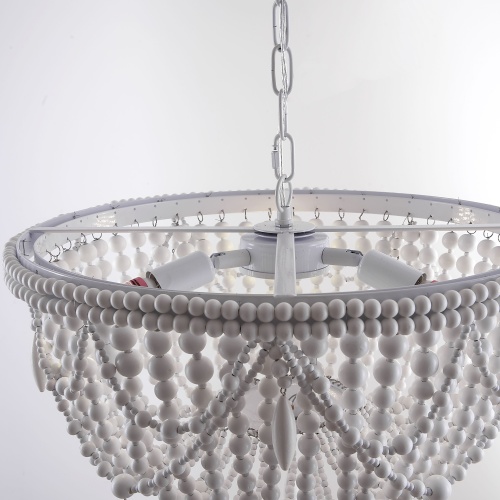 Люстра Rh Anselme White Wood Weathered Chandelier от Imperiumloft 84574-22