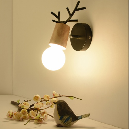 Бра С Рожками Deer A Wood/Black от Imperiumloft 181043-26
