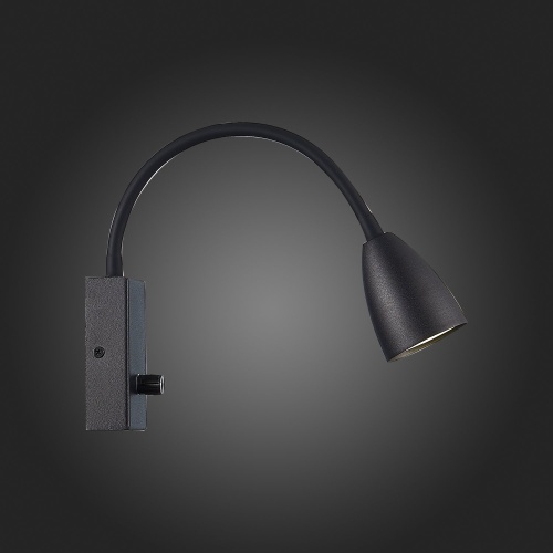 SL1014.401.01 Светильник настенный ST-Luce Черный/Черный GU10 1*3W Настенные светильники