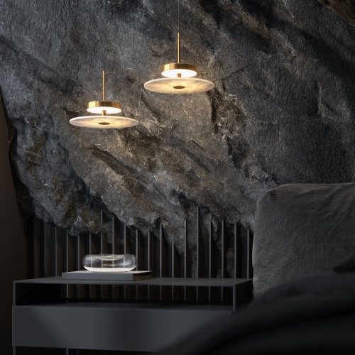  Eurosvet 40342 LED/ подвесной светильник/ латунь