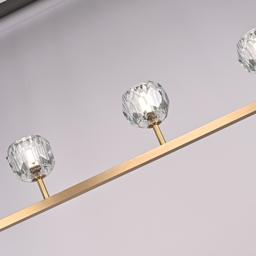 Люстра Rh Boule De Cristal Linear Chandelier 5 Bronze от Imperiumloft 240204-22