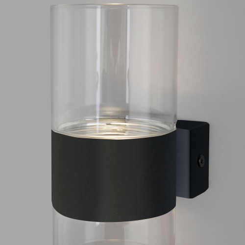  Eurosvet 40021/1 LED настенный светильник чёрный/прозрачный