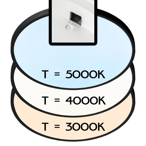 CL738321V Бейсик Черный Св-к Накл. LED 32W*Мульти