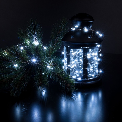 Гирлянда бытовая электрическая нить Eurosvet 400-007 белый