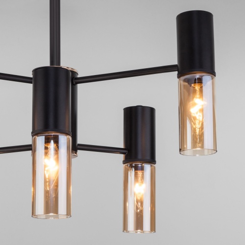 Потолочный светильник Eurosvet 70125/6 черный Smart