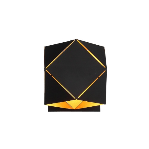 SL258.401.01 Бра ST-Luce Черный/Черный, Золото E14 1*40W ЭНИГМА