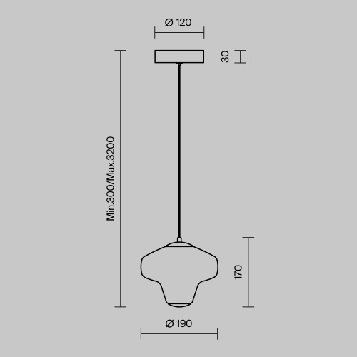 Подвесной светильник Maytoni MOD359PL-L6BS3K1