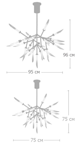 Люстра Spur Chandelier от Imperiumloft 75135-22