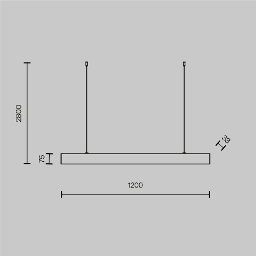 Подвесной светильник Maytoni P051PL-L40B4K