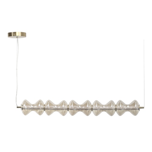SL6136.243.01 Светильник подвесной ST-Luce золото/коньячный LED 1*28W 3000K СПАЙН