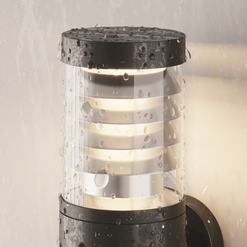 Уличный настенный светильник Outdoor O439WL-L12GF3K