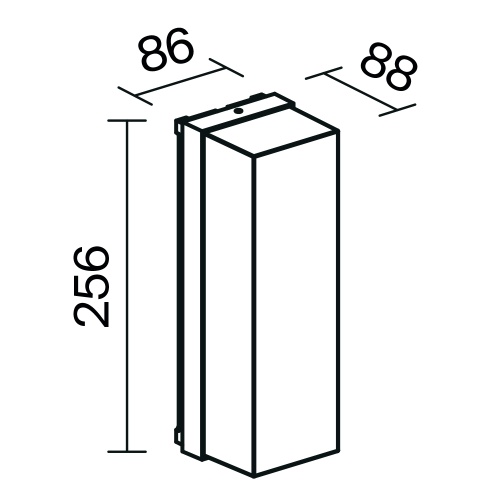 Уличный настенный светильник Outdoor O450WL-01GF