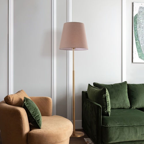  Eurosvet 01156/1/ напольный светильник/латунь