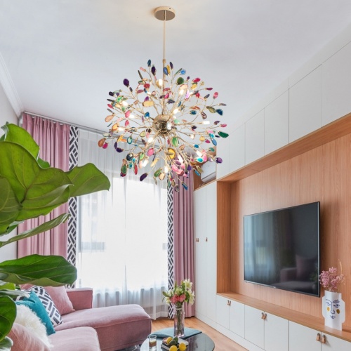 Люстра на штанге AGATE 8 L18 Multicolor 193384-23