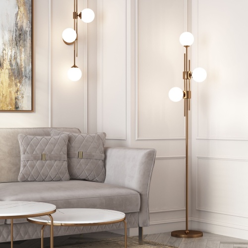 Напольный светильник Eurosvet 01383/3 латунь