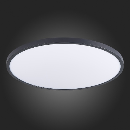 ST601.442.48 Светильник потолочный Черный LED 1*48W 4000K 4 320Lm Ra&gt;90 120° IP20 D600xH27 185-265V Накладные светильники