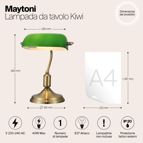 Настольный светильник Maytoni Z153-TL-01-BS