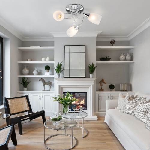 Потолочный светильник Eurosvet 30100/3 хром