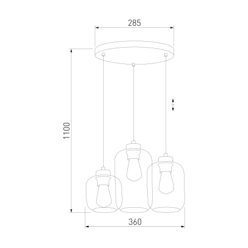 Подвесной светильник TK Lighting 3325 Marco Green