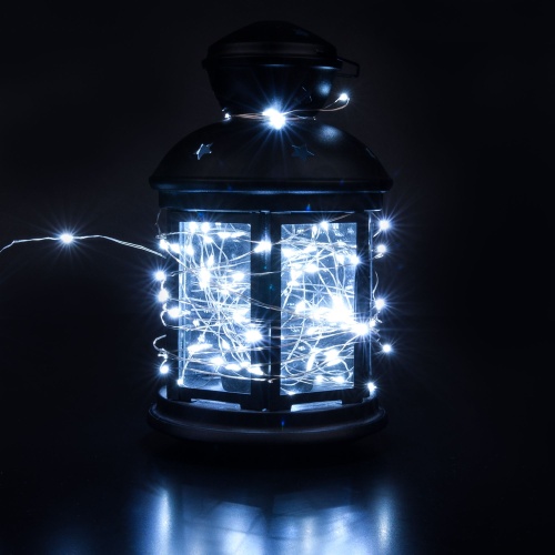 Гирлянда бытовая электрическая нить Eurosvet 400-008 белый