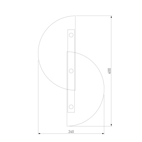 Настенный светильник Eurosvet 40160 LED янтарный