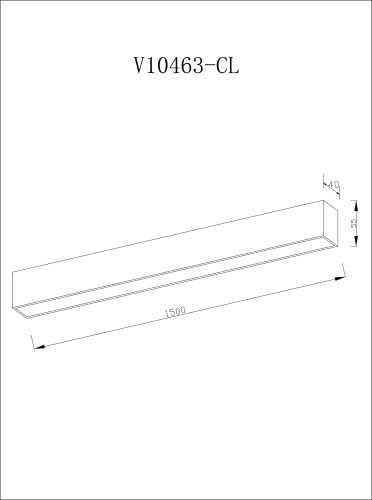 Светильник потолочный светодиодный Moderli V10463-CL Carpi