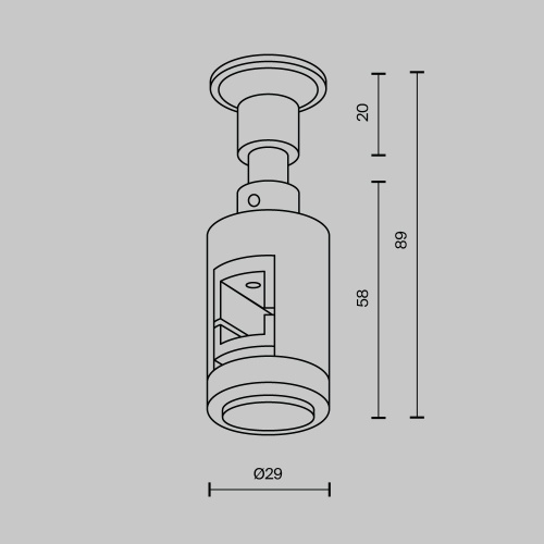 Комплектующие для трековой системы Technical TRA155CW-S1-PT