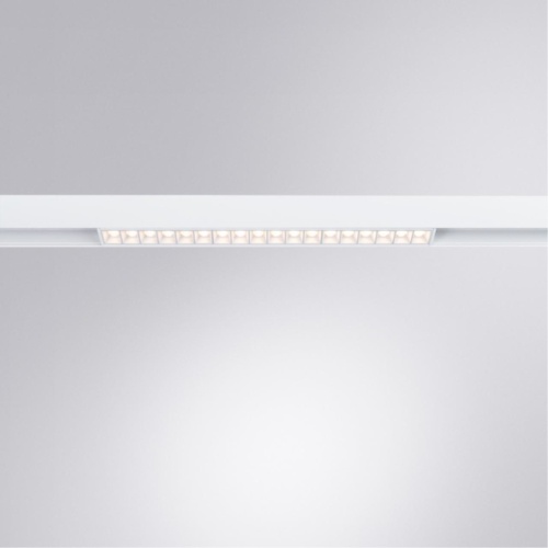 Магнитный трековый светильник Arte lamp A4645PL-1WH СВЕТИЛЬНИК ПОТОЛОЧНЫЙ LINEA 48В 20Вт 1700Лм 3000К 90+ 24°