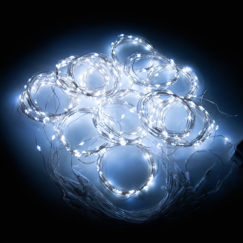 Гирлянда бытовая электрическая занавес Eurosvet 200-004 белый