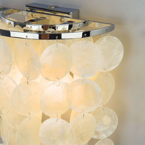 Настенный светильник Eurosvet 60084/2 хром/перламутр