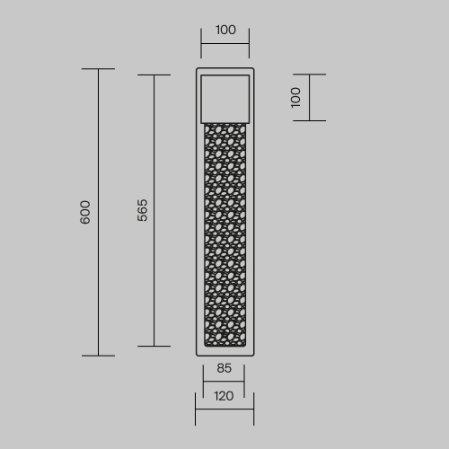 Настенный светильник (бра) Maytoni MOD474WL-L30B3K
