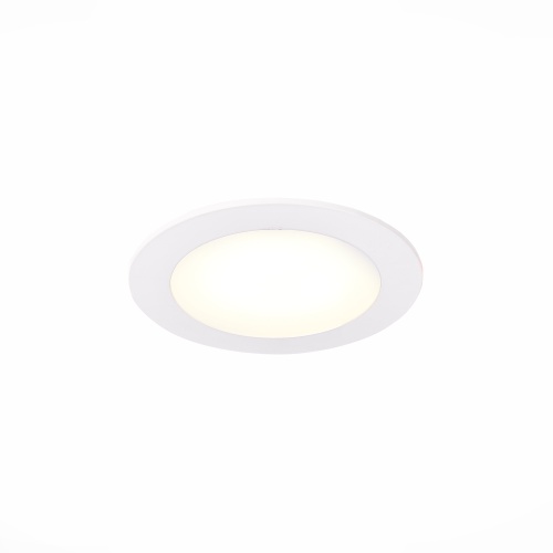 ST209.538.06 Св-к встр. Белый LED 1*6W 3000K 330Lm Ra80 110° IP20 D117xH18 90-265V Встраиваемые светильники
