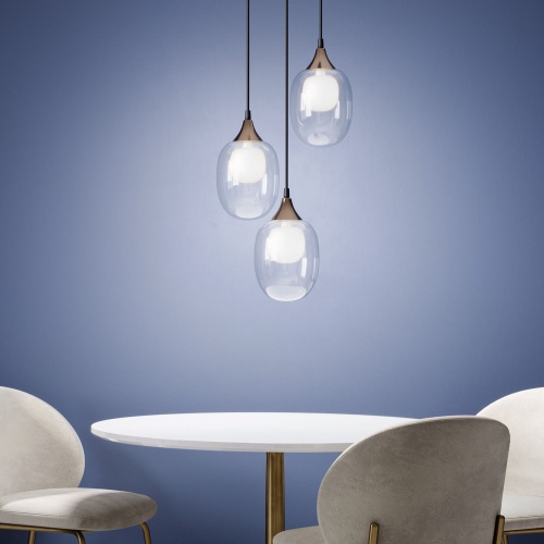 Подвесной светильник Eurosvet 70216/3 латунь