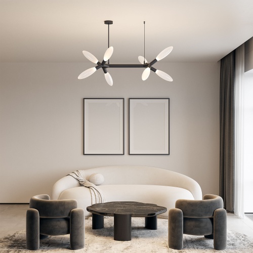 Потолочный светильник Eurosvet 30180 черный Smart