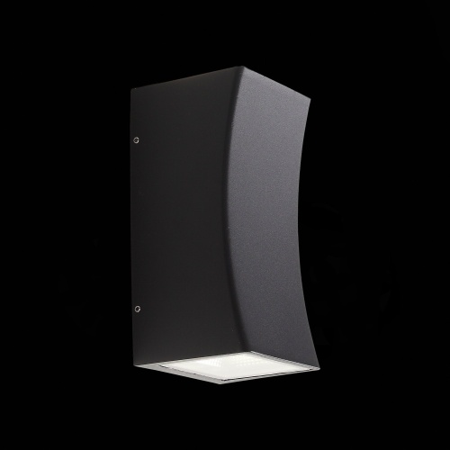 SL088.421.02 Светильник уличный настенный ST-Luce Черный кварцевый LED 2*5W 4000K DEALE